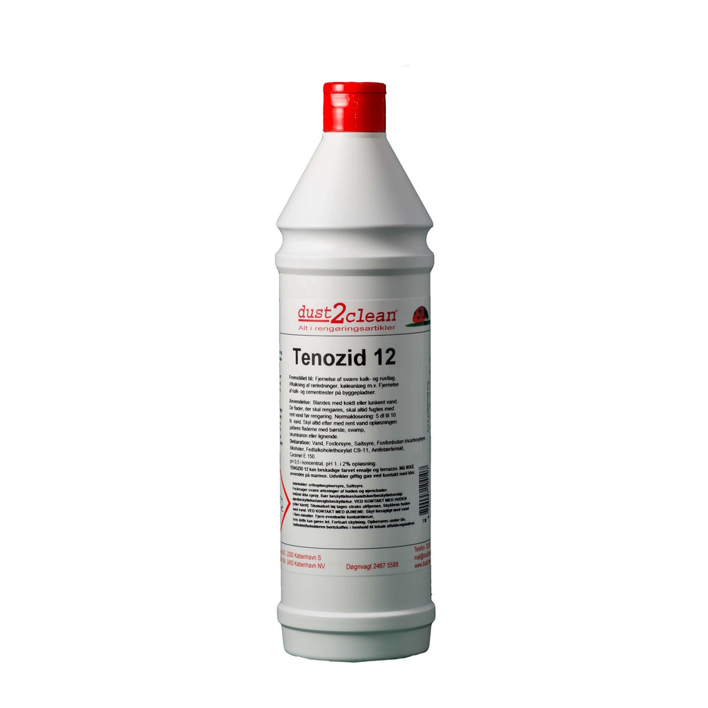 Kraftig afkalker til rustbelægninger og svære kalkaflejringer Tenozid 12 1 liter