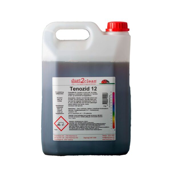 Kraftig afkalker til rustbelægninger og svære kalkaflejringer Tenozid 12 5 liter
