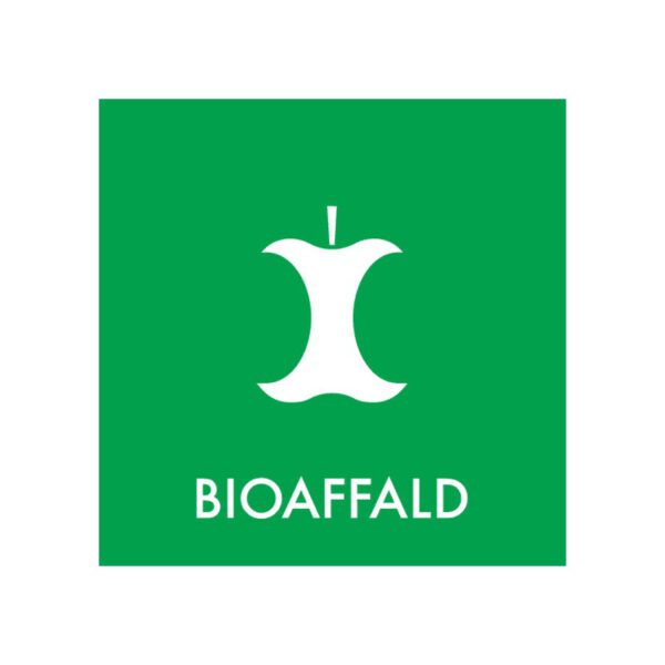 Bioaffald piktogram til affaldssortering