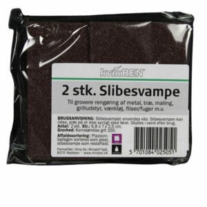 Kvikren Slibesvamp 2-stk