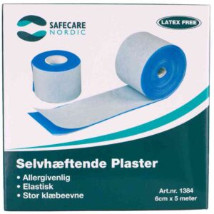 Limfrit plaster, blå, 6 cm x 5 m