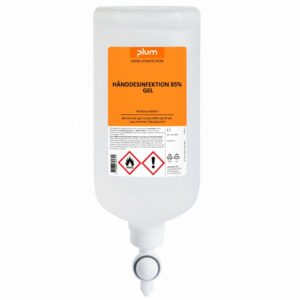 Plum hånddesinfektion 85% 1L m/knop GEL