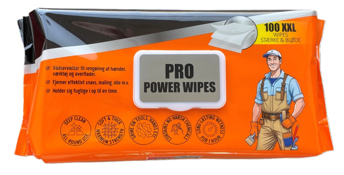 Pro Power wipes 100 stk.
