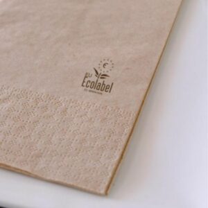 Serviet 2-lags 33x33 cm 2000 stk. Eco Natur