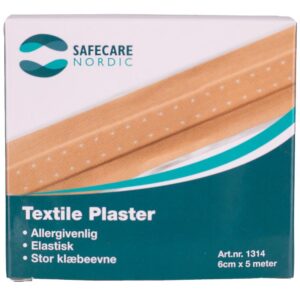 Tekstilplaster, 6 cm x 5 m