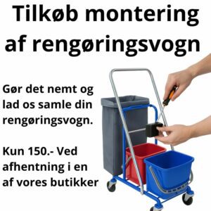 Montering af Rengøringsvogn